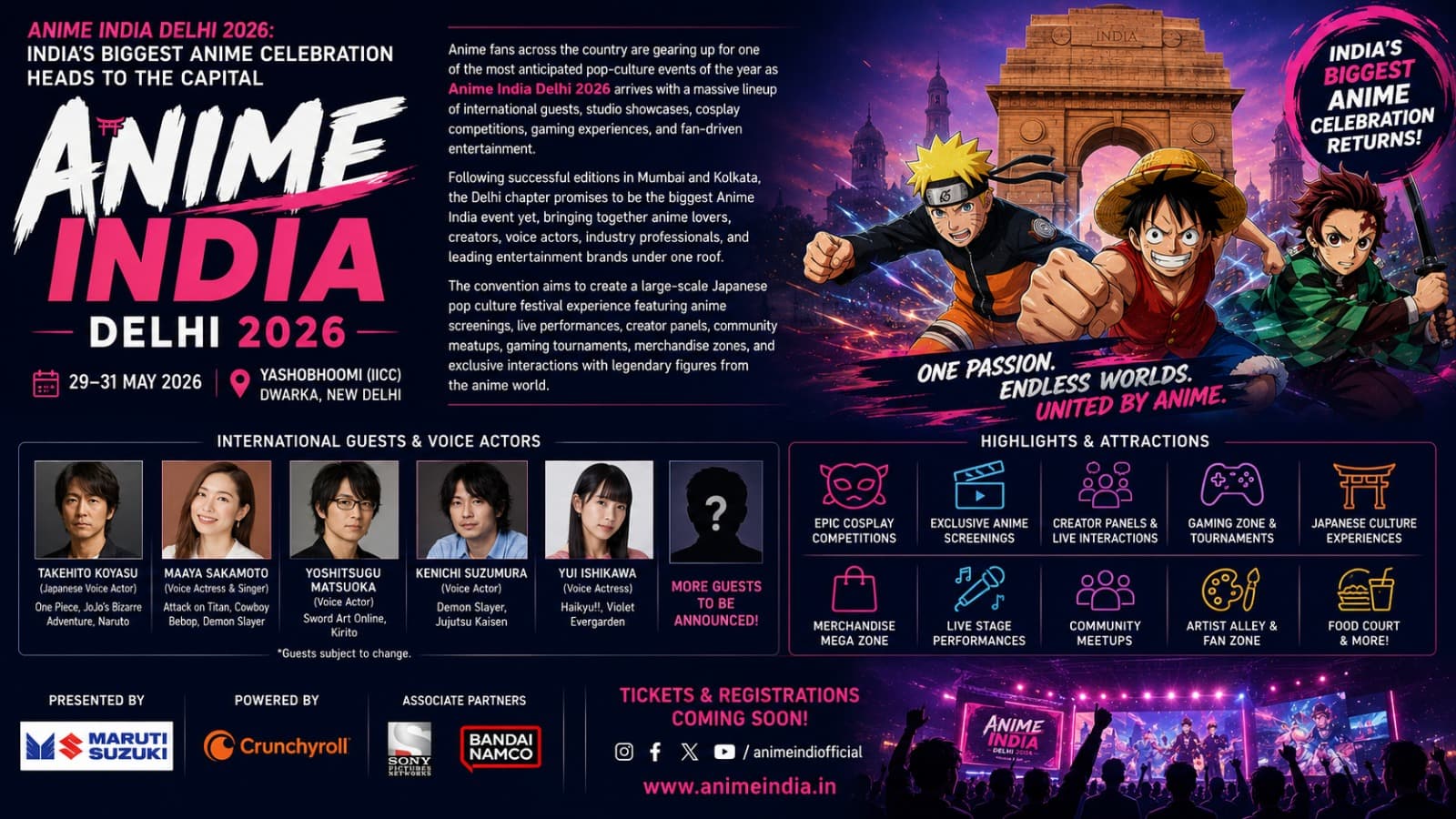 Anime India Delhi 2026: India’s Biggest Anime Celebration Heads to the Capital