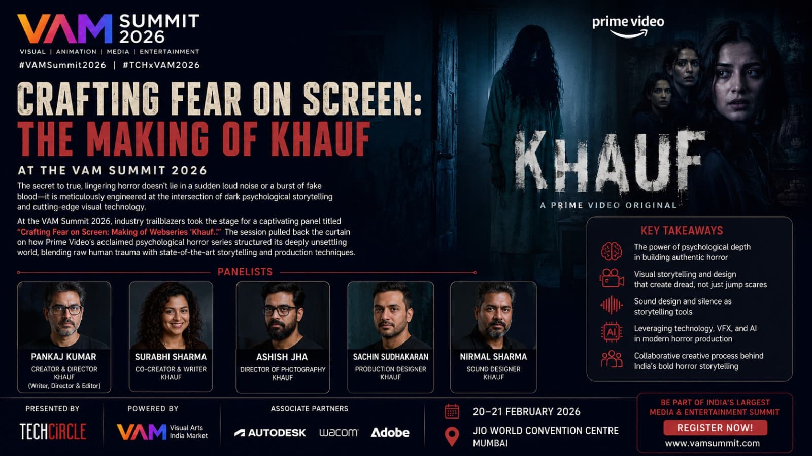 Crafting Fear on Screen: The Making of Khauf at the VAM Summit 2026